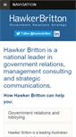 Mobile Screenshot of hawkerbritton.com