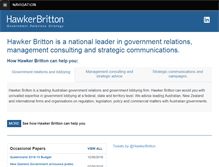 Tablet Screenshot of hawkerbritton.com